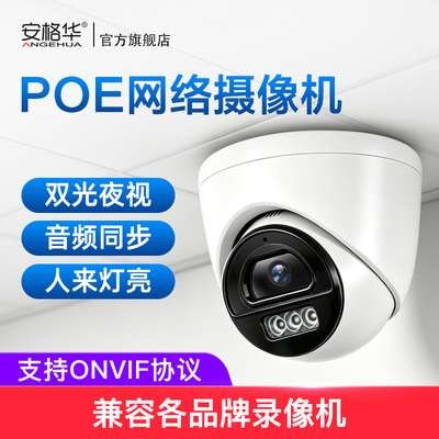 POE网络摄像机 半球机
