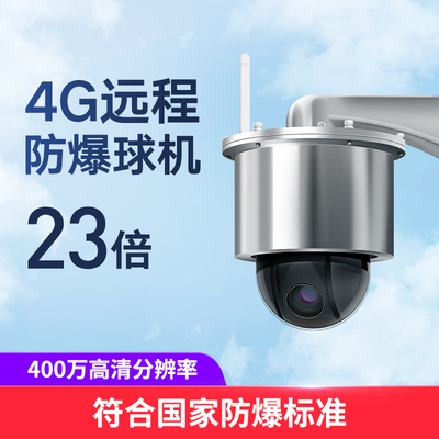 无线防爆变焦球机